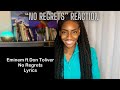 Eminem ft Don Toliver - No Regrets REACTION🔥🔥🔥
