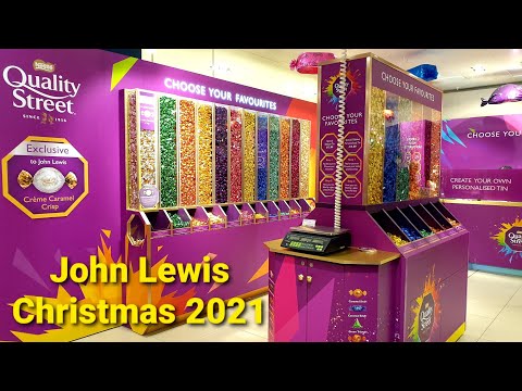 John Lewis Oxford Street Christmas Store Tour 2021 Electric Dreams in the London Flagship store 2021