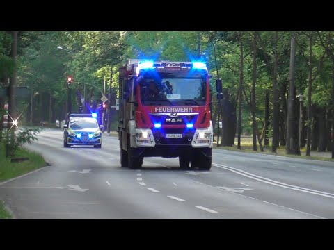 [Waldbrand auf dem Ravensberg ] Einsatzfahrten Potsdam  📟🔥