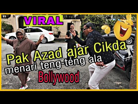 Pak Azad ajar Cikda menari bollywood | Geng Latah #iedamoin #melatah #artismalaysia #pakazad #Dac