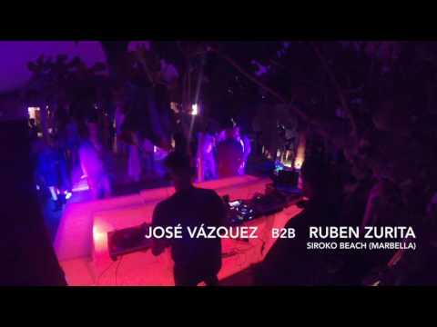 José Vázquez b2b Ruben Zurita - SIROKO BEACH (Marbella)