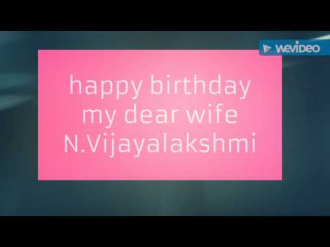 Happy Birthday Vijayalakshmi 11/05/2017