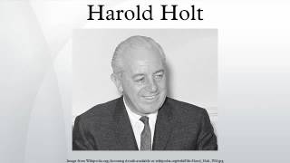Harold Holt