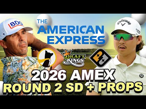 2026 AMEX Round 2 Showdown + Prop Stream : DFS Strategy, Prize Picks + Underdog Props, Matchup Bets