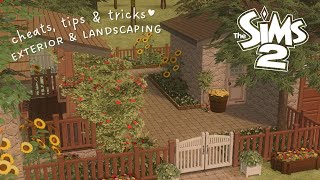 cheats, tips & tricks for building in the sims 2 🏡 landscaping & exterior