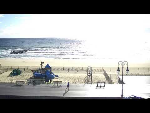 Live Beach Cam in Belmar, NJ on #NJBeachCams - 10/05/19