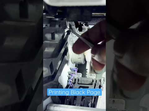 HP Or Canon Printer Printing Black Pages #youtubeshorts #viralshorts