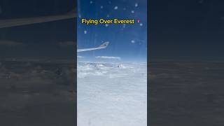 Fly Over Everest: A Breathtaking View from Above the Clouds 🌄✈️ #travel #nature