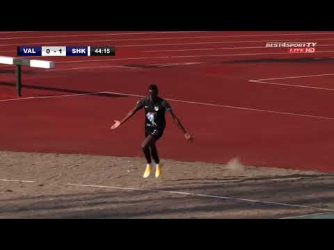 UEFA Conference League. D. Gueye goal (Valmiera 1:1 Shkendija)
