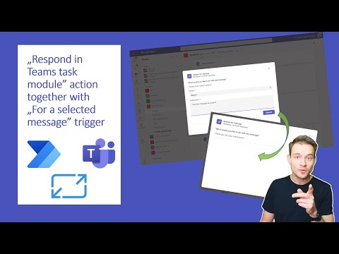 Respond in Teams task module Respond in Teams task module