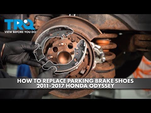 How to Replace Parking Brake Shoe Set 2011-2017 Honda Odyssey