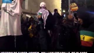 "É só o começo", diz manifestante que participou do quebra-quebra de ontem