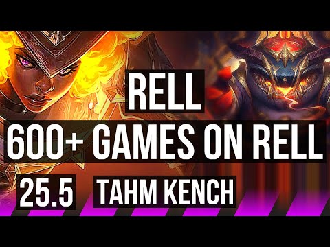 RELL & Kai'Sa vs TAHM KENCH & Varus (SUP) | 600+ games | EUW Grandmaster | 25.5