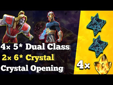 2× 6 Star + 4× 5* Dual Class Crystals! | Can We Finally Get An Aegon Omega Please? | Crystal Opening