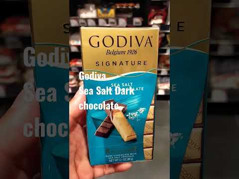 #Godiva,Sea Salt Dark chocolate #shortsvideo