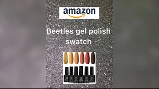 beetles gel polish haul! Amazon brand (pumpkin spice)