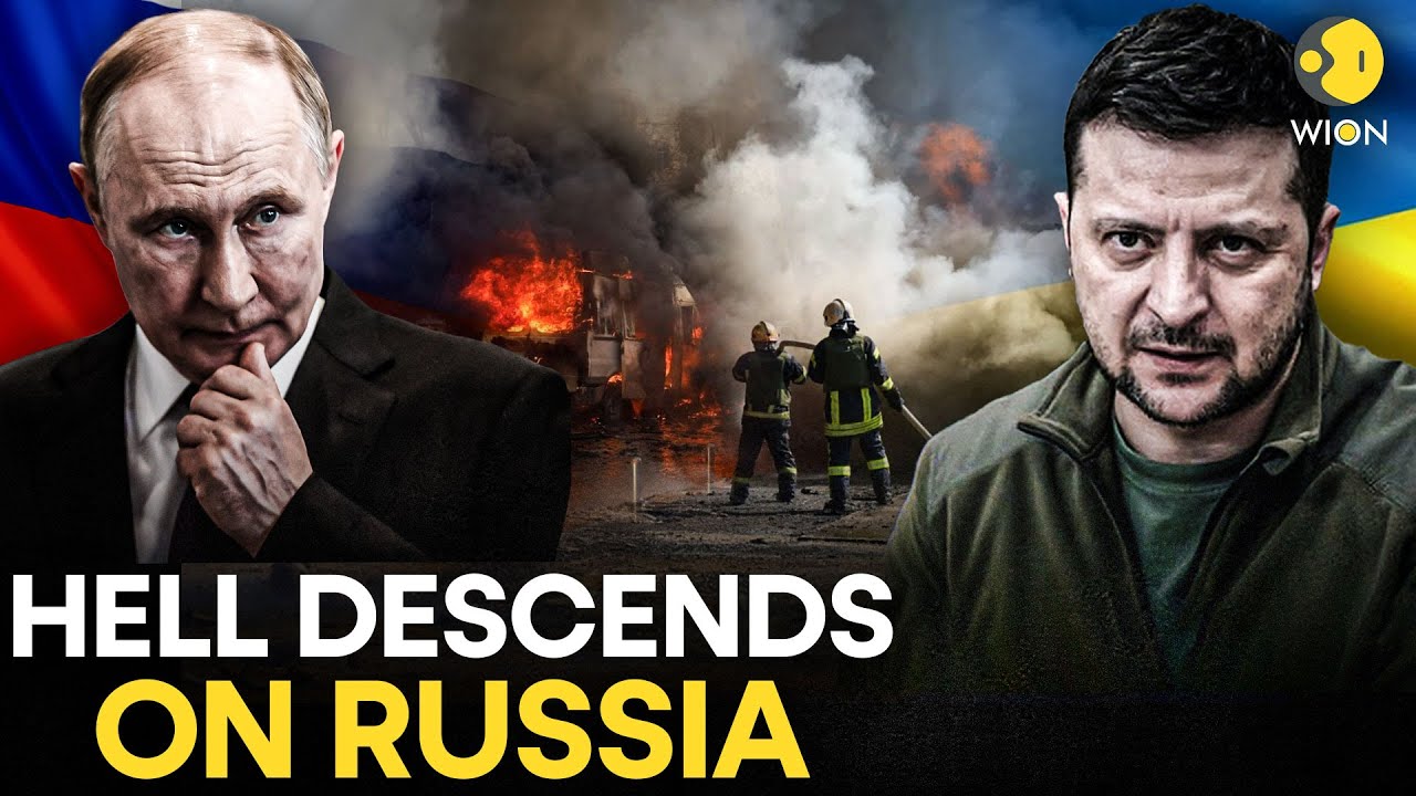 Ukraine Attacks Russia LIVE: Kyiv's Massive Drone Barrage SHAKE Moscow, Will Putin Retaliate? |WION