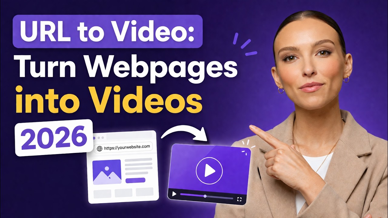 Turn Any Webpage into a Video in Minutes | Pictory AI Guide 2026 video thumbnail