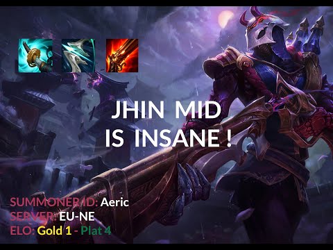 Jhin MID vs Irelia - Plat EU Patch 13.11