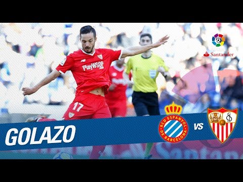 Golazo de Sarabia (0-2) RCD Espanyol vs Sevilla FC