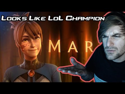 LoL Player Reacts To: NEW DOTA 2 HERO MARCI