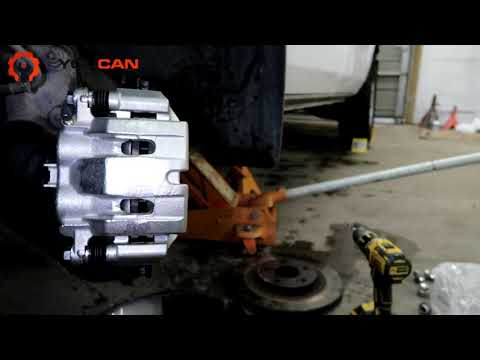 Honda Ridgeline Pilot Front Brake Pads, Caliper, Rotor Replacement