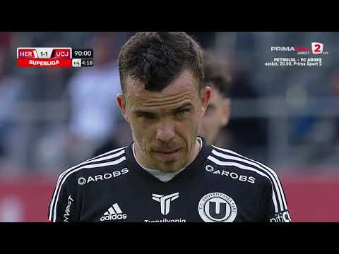 GOOOL! Hermannstadt – U Cluj 1-2. Nistor transformă, în prelungiri, un penalty acordat ușor