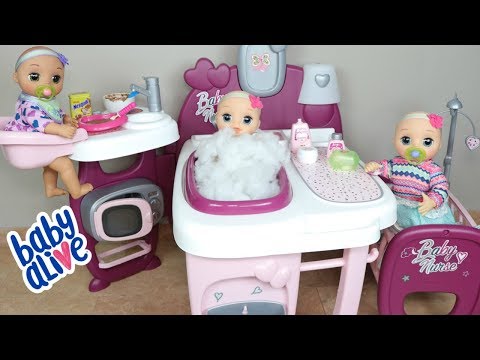 BABY ALIVE LAURINHA E SUAS IRMÃS NA CRECHE MAIS FOFA DAS BONECAS BABY ALIVE