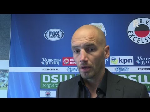 Mitchell van der Gaag na afloop van Excelsior - Roda JC