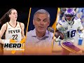 Vikings HAD to pay Justin Jefferson, cheap shot on Caitlin Clark upgraded to Flagrant 1 | THE HERD
