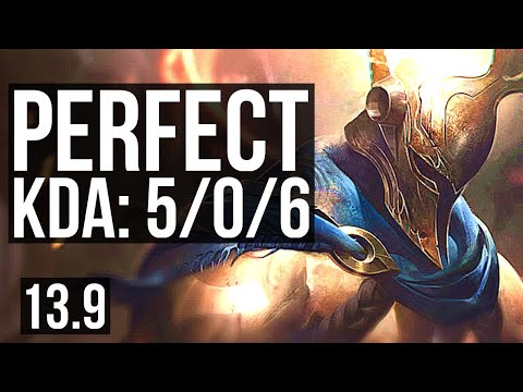 PANTHEON vs KATARINA (MID) | 5/0/6, 70% winrate | KR Grandmaster | 13.9