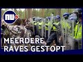 Britse politie beëindigt illegale rave in bos | NU.nl