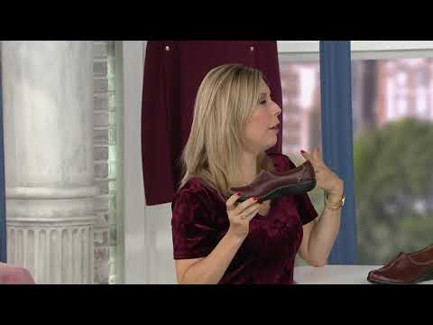 Clarks Collection Leather Slip-On Shoes- Ashland Joy on QVC