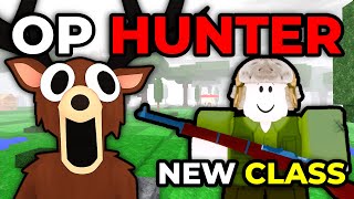 SPEEDRUNNING With New *BIG GAME HUNTER* CLASS In 99 Nights In The Forest!