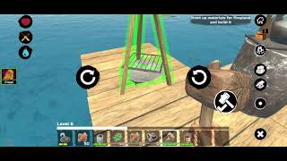 “Survival & Craft Beginner Gameplay — Shark Attacked My Half-Built Raft!”
