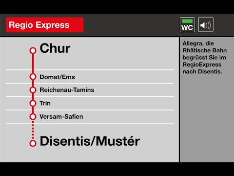 RhB Ansagen » RE Chur — Disentis/Mustér (2023) | SLBahnen
