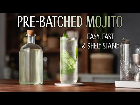 Easy Pre-Batched Mojitos