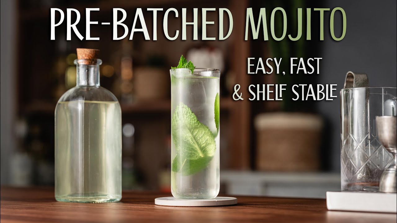 Easy Pre-Batched Mojitos: Genius Hack!