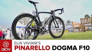 Elia Viviani's Pinarello Dogma F10