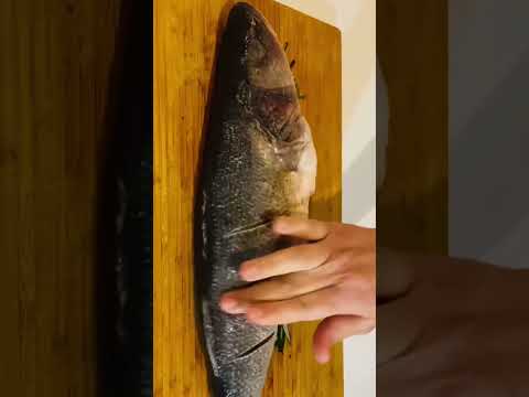 Incredibly Delicious Oven Baked Branzino. To Watch Full Video, Visit My Channel 👇