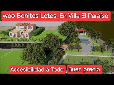 SV Bonitos Terrenos, En Villa El Paraiso, Santiago Nonualco la paz, a 15 aeropuerto 