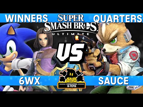Smash Ultimate Tournament Winners Quarters - 6WX (Hero / Sonic) vs SAUCE (Fox) - CNB 199