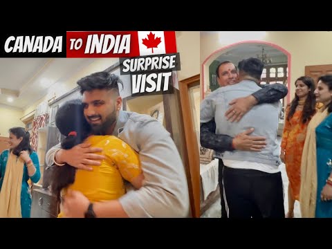 Canada to India Surprise Visit After PR | 6 Years | Emotional & Family Reaction