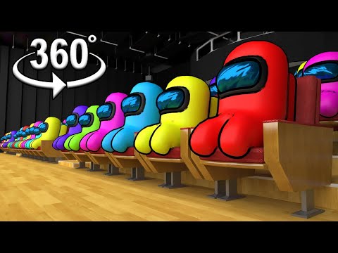 AMONG US 360° - CINEMA HALL ZOMBIE VR/360° ANIMATION