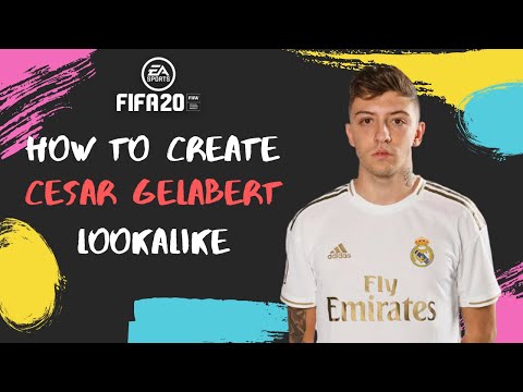 How to Create Cesar Gelabert - FIFA 20 Lookalike for Pro Clubs