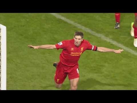 Gerrard Brilliant Goal v Man City | 2013 Feb. 03