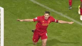 Gerrard Brilliant Goal v Man City | 2013 Feb. 03