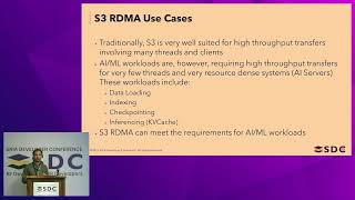 SNIA SDC 2025  - Accelerating Object Storage for AI/ML with S3 RDMA