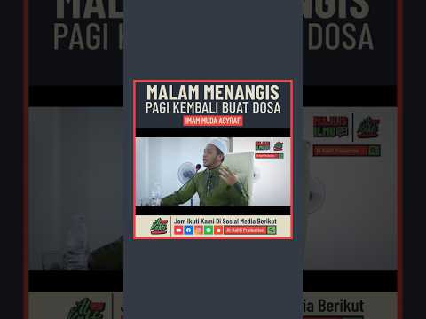Malam Menangis Pagi Kembali Buat Dosa #shopee #shopeeytdeals