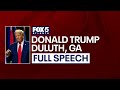 LIVE: 'Georgia for Trump' rally in Duluth